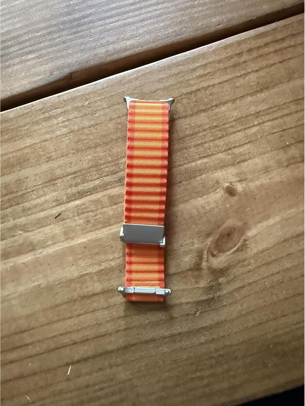 Orange Nylon Quick Release Watch Band for Galaxy Ultra Watch 7 47m
